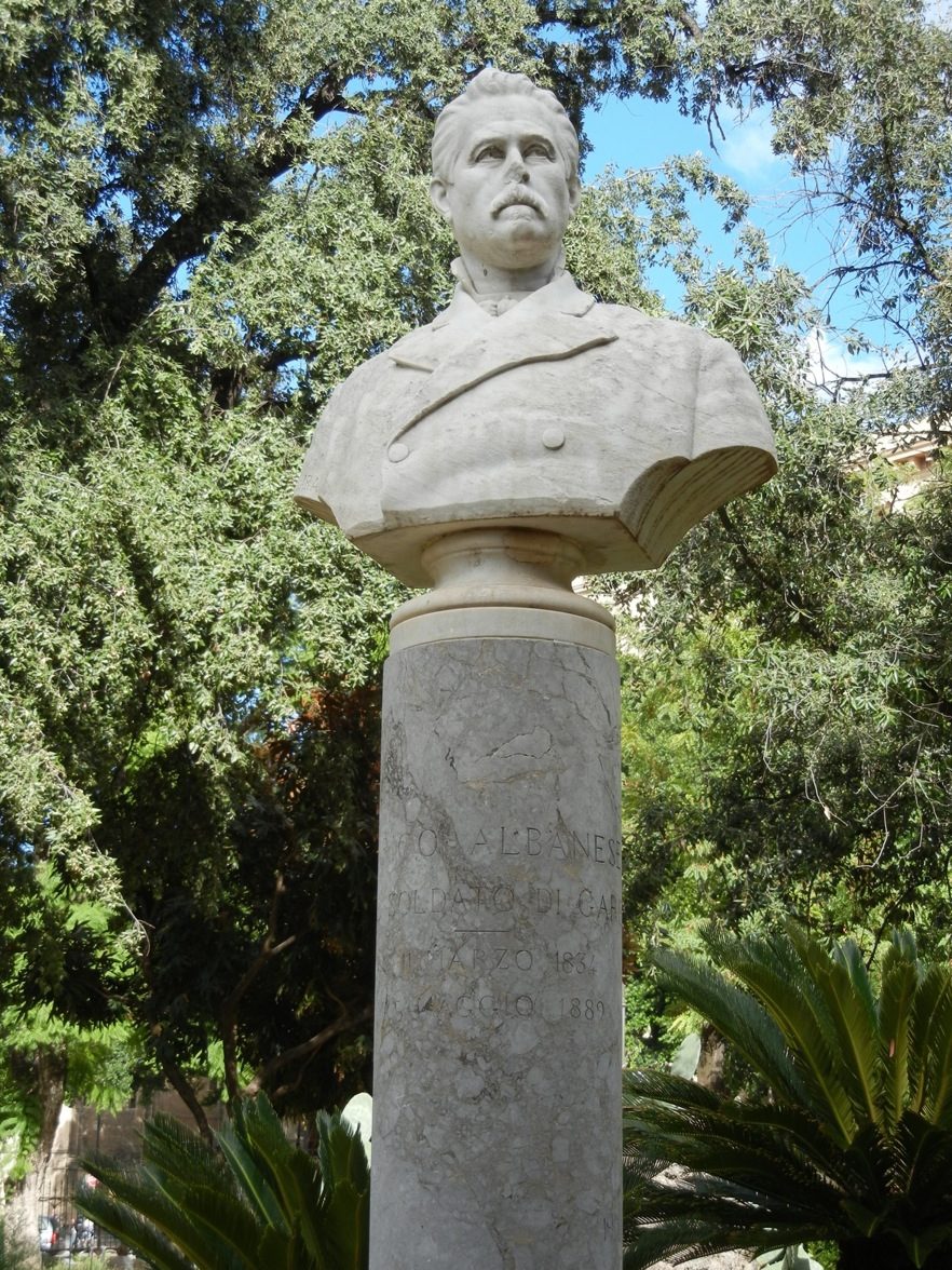 Enrico Albanese's bust, Palermo 1.JPG